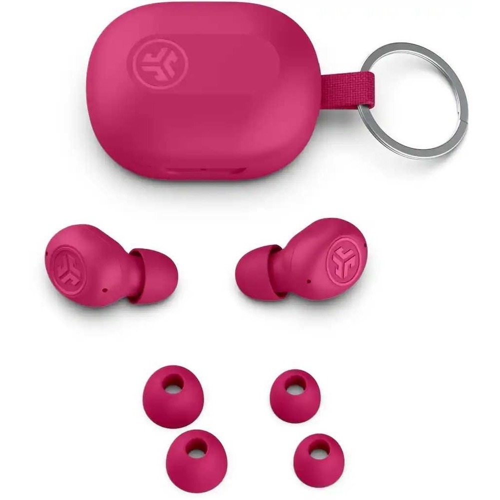 JLab JBuds Mini True Wireless Earbuds Dark Pink Smallest Fit Ever NEW IN BOX - Picture 3 of 9
